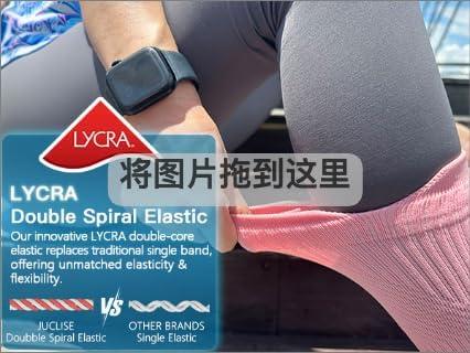 Non-Slip Yoga Socks for Women Breathable Grippy Workout Socks for Pilates Barre Gym & Meditation (Green, L)