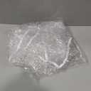 LIBERECOO Clear Oval Fitted Vinyl Tablecloth - Fits 48 x 68 Inch Oval Tables Only, Heavy Duty Elasticized Table Cover Elastic Edged Plastic Tablecloths Protector