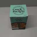 CrockPockets Reusable Silicone Slow Cooker Dividers  6Qt Divider Set (2-Pack), Non-Stick, Leak-Resistant, BPA-Free, Dishwasher Safe + Free Digital Cookbook! (Black/Black)