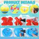 2-in-1 Pool Games Set Inflatable Giant Tic Tac Toe Bean Bag Toss Game 4.6 Ft Double-Sided Foldable Floating Water Toys Outdoor Play for Summer Swimming Pool Family Reunion Game Beach Party