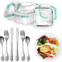 Bariatric Surgery Portion Control Kit-Include Portion Control Plate, Containers, Utensils for Gastric Sleeve Surgery
