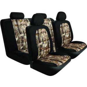 Pilot Automotive SC-5025E Black 10-Piece Camo Mesh Seat Cover Pilot Automotive SC-5025E Black 10-Piece Camo Mesh Seat Cover