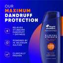 Head & Shoulders Anti-Dandruff Shampoo with 1% Selenium Sulfide, Clinical Strength Dry Scalp Rescue Shampoo Twin Pack, Seborrheic Dermatitis Relief, Dry Scalp 13.5 fl oz Each, 2 Packs