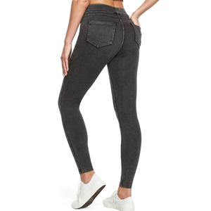 IUGA Stretchy Jeans for Women High Waist Jeggings Tummy Control Skinny Jeans Pull on Leggings with Pockets Trendy Casual size: 16