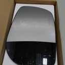 X AUTOHAUX Car Rearview Left Side Heated Mirror Glass with Backing Plate 879090D260 for Toyota Yaris 2006