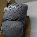 Homelike Moment Comforters Queen Size - Grey Duvet Insert Down Alternative Bed Queen Comforter, Lightweight Bedding Comforters Full Size Quilted Soft All Season Reversible Dark Gray/Light Grey