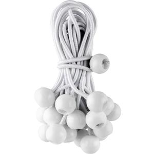 EHOMEA2Z Ball Bungee Cords 25 Pack 6-inch Diameter Bungee Balls for Canopy, Net, Posts, Garden, Tools, Cords, 5mm Weather-Resistant Cord, 100% Latex UV Treated - Ideal for Indoor and Outdoor Use