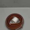 Floor Cord Cover 4FT, Walnut Wood Cord Hider Floor, Soft PVC Cord Protector Floor, Hide Extension Floor Wire Covers for Cords, Organizer Wires Floor Cable Cover, Cable Cavity: 0.47" (W) x 0.24" (H)