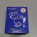 PcEoTllar Light up Dog Collar for Night Walking - LED Dog Collar Light Rechargeable Color Changing, Glow in The Dark Dog Collars Waterproof Glowing Dog Collars for Large Small Medium Dogs (M(15 inch-19.7 inch), Pink)