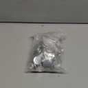 100 Pieces Blank Button Badge Parts for Button Maker Machine, Metal Shells Metal Back Cover and Clear Mylar Components, DIY Crafts Arts Supplies for Presents, Souvenirs (25mm)