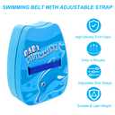 Luismia 3 in 1 Swim Kickboard Kids Water Aerobics Equipment Swim Belt High Density EVA Foam Swim Dumbbell Aquatic Aerobics Set for Children to Adults (Blue)
