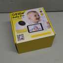 Ellie Pro Baby Monitor with Camera and Audio,5'' IPS 2K UHD Resolution,6000mAh Battery, Remote Pan-Tilt-5X Zoom, 2-Way Talk,No WiFi, Night Vision, Virtual Fence 24hr Play Back and 1000ft Range (Yellow1)