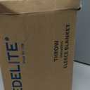 BEDELITE Fleece Throw Blanket for Couch - 300GSM Soft & Warm Fluffy Cream White Blanket, Decorative and Giftable Striped Blankets for Women, Men, 50"x60"