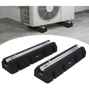 Click to see full view
	
	
2Pcs Mini Split Base Pad, 9000-60000BTU AC Condenser Leveling Feet