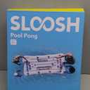 SLOOSH Pool Toys Games Set - Pong Toss Game Water Toys for Adults Kids Family Games, Inflatable Floats Lounge Raft Floating Swimming Pool Accessories 6x3 FT Table with 10 Pong Balls for Parties