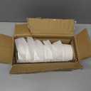 DOWAN Ramekins 4 oz Oven Safe for Creme Brulee Souffle, Porcelain Custard Cups Ramiken for Baking, Small Bowls Dipping Sauce Dish Classic Style, Set of 6, Soft White