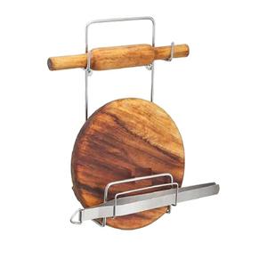 Imagine Mart Chakla Belan Stand For Kitchen With Stainless Steel