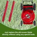 MAXPRO Lawn Mower Mulching Blades Replaces 104-8697,104-8697-03P,104-8697-03,108-9764-03, 59534P, 59534,108-9764,108-9764-03P,131-4547-03,131-4546-03,108-9764-02P Compatible with 22" Toro Recyclers