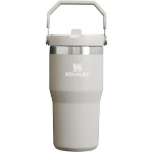 Stanley IceFlow Flip Straw Tumbler with Handle 20 oz | Twist On Lid and Flip Up Straw | Leak Resistant Water Bottle | Insulated Stainless Steel |BPA-Free | Ash