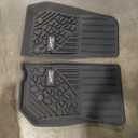 3W Floor Mats Fit for Jeep Wrangler JK 2014-2018 Unlimited 4 Door Only (Non JL or 4XE) TPE All Weather Custom Fit Floor Liner for Jeep Wrangler JK 1st and 2nd Row Full Set Car Mats, Black