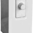 1 Pc, Steel, Powder Coated White Door Jamb Switch Kit For Indoor Use On Sliding Or Hinged Doors