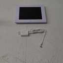 New 2024 Digital Calendar Alarm Day Clock - with 8" Large Screen Display, am pm, Multiple Alarms, for Impaired Vision People, The Aged Seniors, The Dementia, for Desk, Wall Mounted, (White)