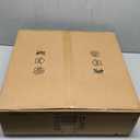 20" Modern Ceiling Fan with Light, 6 Speeds & Dimmable, White Flush Mount for Home