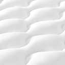 Decroom 4 Inch Memory Foam Mattress Topper Twin Size, Filled with Breathable Memory Foam Pillow Topper, Soft Fluffy Supportive Bed Mattress Pad for Back Pain Relief, 75x39x4 Inch