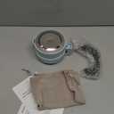 HYTRIC Travel Electric Kettle, 700ML Foldable Small Electric Kettle BPA-Free, Portable Kettle with Multifunctional Panel, Collapsible Hot Water Kettle with Keep Warm & Delay Start, 110V Blue