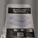 UNILIBRA 2 Pack Waterproof Pillow Protector Quilted Queen Size(21"X30") (Queen Pillow Protector)