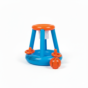Inflatable 2-IN-1 Game Basketball & Ring Toss, 21.65in x 19.69in