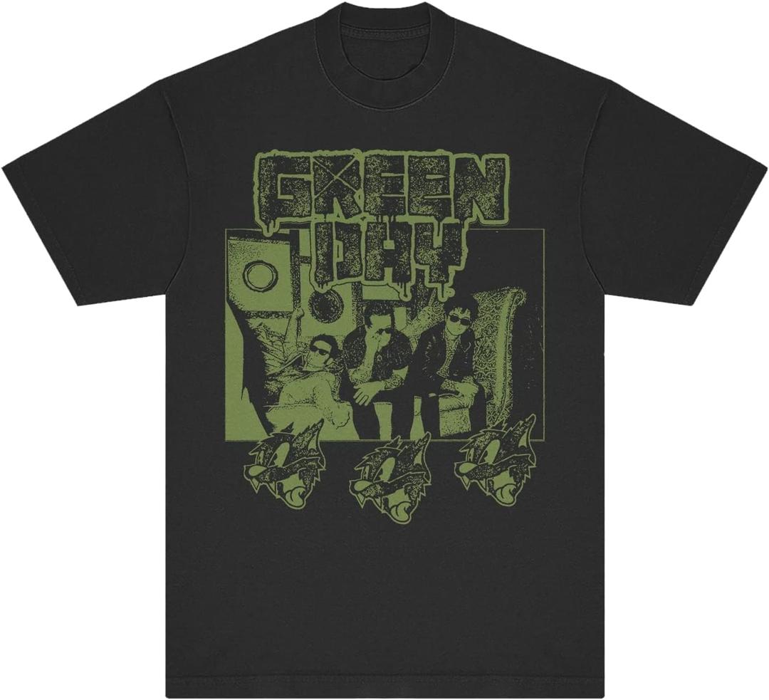 Unisex-Adult Standard Revolution Radio Portrait T-Shirt (Black)