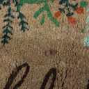 Okuna Outpost Rectangular Coco Coir Doormat - Coco Winter Door Mat for Dirt & Mud - Winter Welcome Mat Coir with Grip Backing - Outdoor Holiday Rug with High-Pile Fibers - 17 x 30 in Multi Color