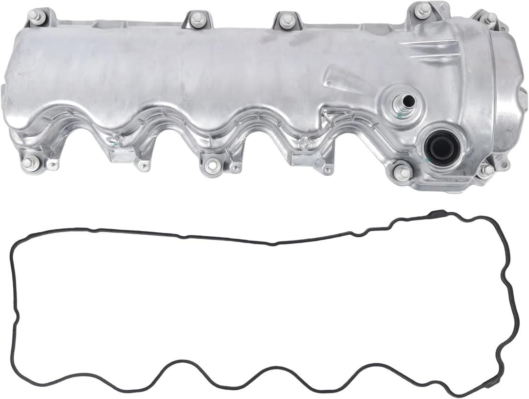 Left Side Valve Cover with Gasket, Fit for 2004-2014 Ford F150 F250 F350 Expedition, for Lincoln Navigator Mark LT 4.6L 5.4L
