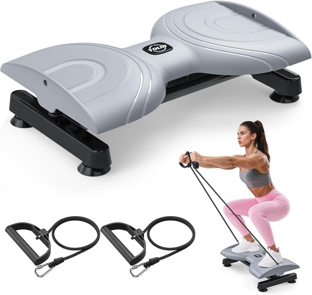 Waist Twist Machine, Twist Machine Exercise with 300 lbs Weight Capacity, Ab Twist Board for Slim Waist and Core Ab Exercise, Noiseless Home Gym Equipment for Women Men (Grey)