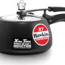 Hawkins Contura Hard Anodized Induction Compatible Extra Thick Base Pressure Cooker, Black, 3L