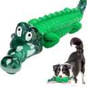 Dog Chew Toys for Aggressive Chewers -Indestructible Dog Toys for Large Dogs to Reduce Pet Anxiety and Boredom for Small, Medium, Large Breed (Green)