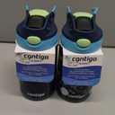 Contigo Kids Water Bottle with Redesigned AUTOSPOUT Straw 14oz. 2 Pack Blueberry and Blue Raspberry & Blueberry and Blue Raspberry with Cosmos