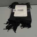 BallHull 12 Pcs Black Kraft Paper Gift Bags with Transparent Window, 9.84"x7.0"x5.12" Kraft Shopping Bags with Handles for Bouquet Christmas Birthdays Festivals Party Weddings Wrapping