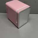 CUTIEWORLD Pink Fridge with Mirror, 4L Fridge