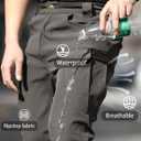 AUTIWITUA Men's Tactical Pants Water Resistant Flex Ripstop Cargo Pants Lightweight Hiking Pants with Multi Pockets(No Belt) (Gray, XXL)