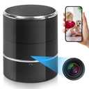 SOPKVL Bluetooth Speaker Camera - HD 1080P Wireless Camera - WiFi Camera with 240° Ultra Wide Angle Lens - Supports WiFi Bluetooth connectivity.