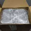 240 Pack Clear Hinged Food Containers 7.2 4.9 2.6 Inch Plastic Cookie Containers Hinged Clamshell Takeout Boxes Disposable Loaf Cake Boxes for Salads Hamburger Fruit Dessert Sandwiches
