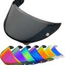 HJ-42 Helmet Visor Replacement.HJ-42 Helmet Face Shield UV Protection Compatible with HJC RPHA 12,RPHA 12N,RPHA 12 Carbon (Deep Black-Day Use Only)