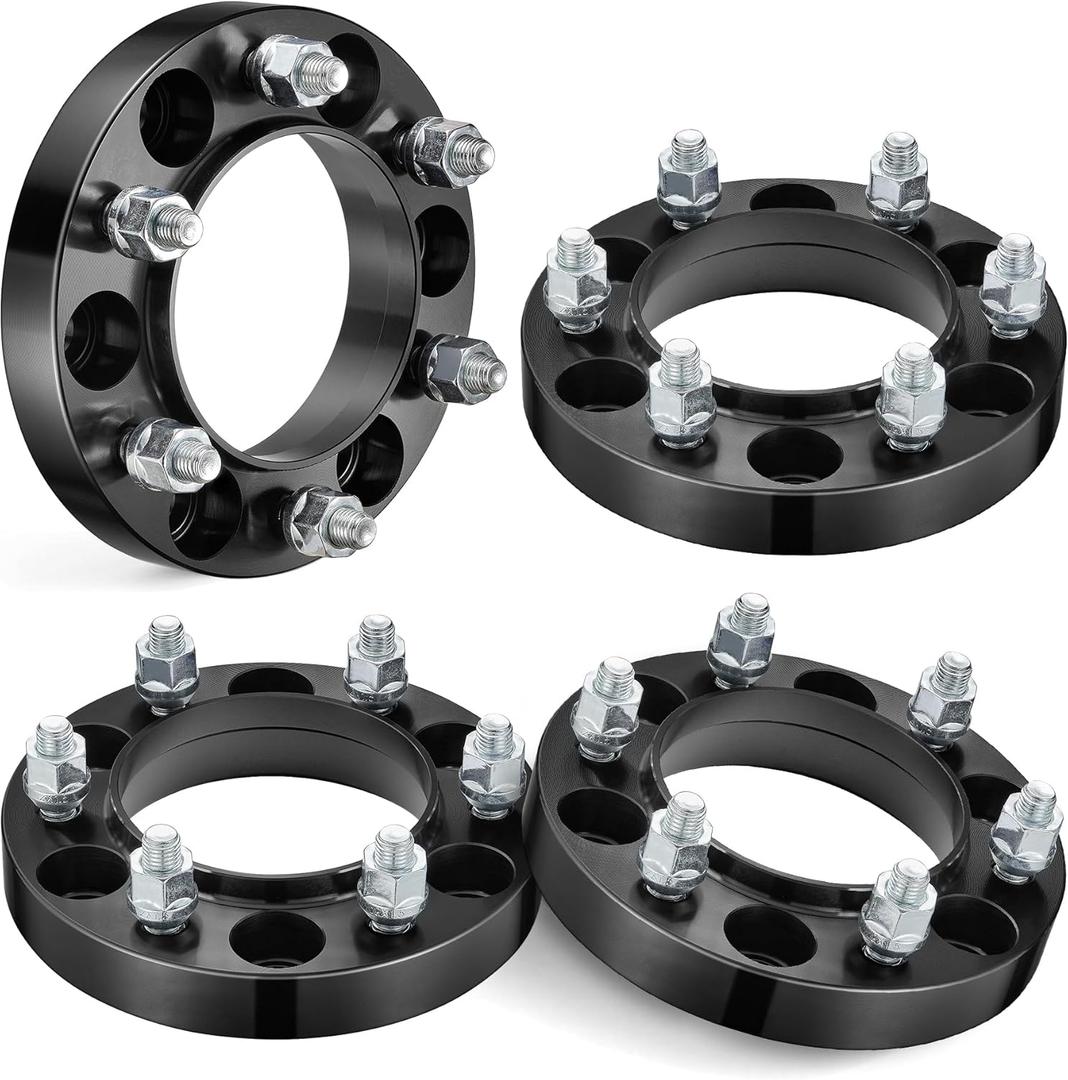 EVIL ENERGY 6X5.5 Hubcentric Wheel Spacers 1.25 inch Compatible for Toyota, M12x1.5 Thread 106mm Bore Aluminum Spacers Work On Tacoma 2002-2022