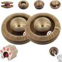 Kitty Kurl Cat Toy,Magic Organ Cat Toy,Magic Organ Cats Scratcher Board,Foldable Recyclable Accordion Toys with Ball for Indoor Cats Playing(2pc)