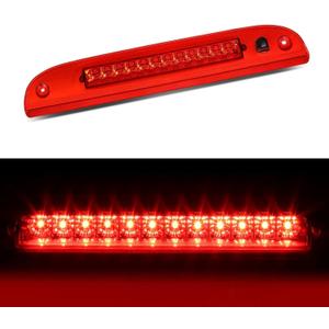 Third 3rd Brake Light LED for 2002-2010 Ford Explorer, 2008-2012 Ford Escape High Mount Rear Brake Lights Assembly, Waterproof Center Cab Lamp Stop Light (Red)