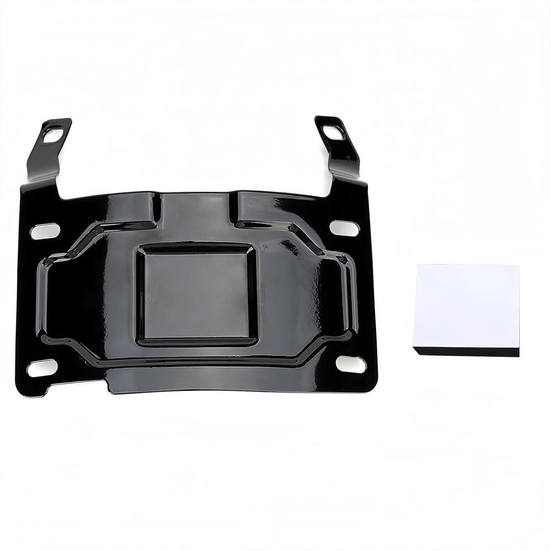 Upgrade License Plate Relocation Bracket for Harley-Davidson | Limited edition | Fits 1986-2025 Harley Softail/Touring | Dark night Black Aluminum | Rear Lower Position | Custom Style