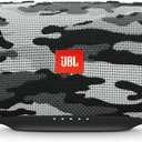 JBL Charge 4 Portable Bluetooth Speaker (Black/White Camouflage) (Multicolor)
