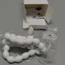 Flexible Tripod Baby Monitor Mount for Owlet Cam, Owlet Cam 2 and Owlet Dream Sight (Gen 3) Smart Video Baby Monitor, Attach Your Baby Camera Wherever You Like Without Tools or Wall Damage - White